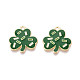Saint Patrick's Day Alloy Enamel Pendants(ENAM-T024-39A-G)-1