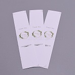 Paper Self-Adhesive Paper Stickers, Rectangle with Word, Green, 150x30x0.3mm, 50pcs/set(DIY-WH0214-89C)