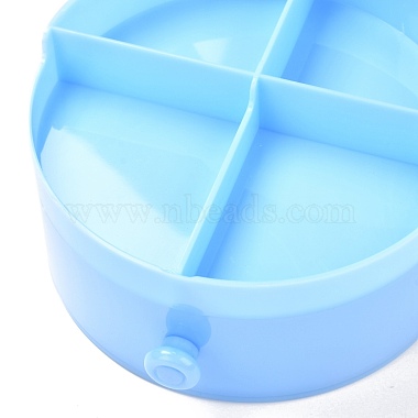 Круглые пластиковые шкатулки(OBOX-F006-07A)-3