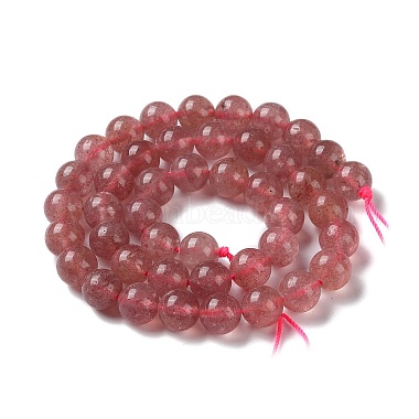 Natural Strawberry Quartz Beads Strands(G-R435-03-A01)-3