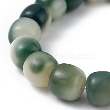 Bracelet extensible en perles de bois de bodhi pour femme(BJEW-H566-08B)-2