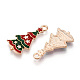 Christmas Theme Alloy Enamel Pendants(ENAM-N056-403B)-2