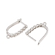 Brass Hoop Earring Findings(KK-CBA5558-04P)-2
