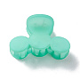 Turquoise Resin Claw Hair Clips(RESI-G036-B05)