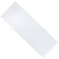 1Pc Stripe Polyester Chair Replacement Fabric, Rectangle, White, 1180~1200x435x2mm(AJEW-GF0014-50B)