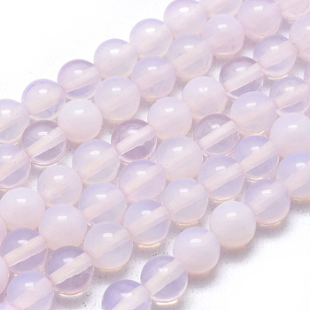 Opalite Beads Strands, Round, 8mm, Hole: 1mm, about 50pcs/strand, 14.76 inch(37.5cm)