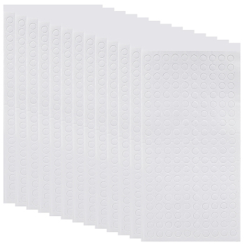 Double Sided Adhesive EVA Foam Sheets, For Art Supplies, Paper Scrapbooking, Cosplay, Halloween, Foamie Crafts, White, 16.8x8.5x0.18cm, 12 sheets/set