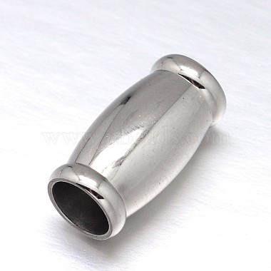 304 Stainless Steel Magnetic Clasps with Glue-in Ends(STAS-M200-C-01)-2