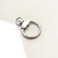 Alloy Ring Swivel Clasps, Platinum, 43x30mm(PW-WG4E6C7-01)