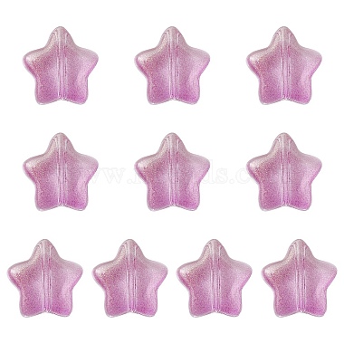 Transparent Spray Painted Glass Beads(GLAA-FS0001-62A)-7