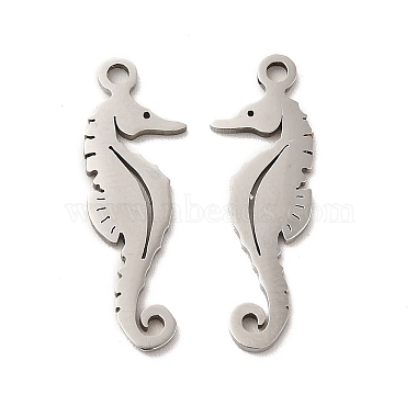 Stainless Steel Color Sea Horse 201 Stainless Steel Pendants
