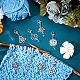 16Pcs 8 Style Chinese Knot Alloy Pendant Stitch Markers(HJEW-NB00044)-4