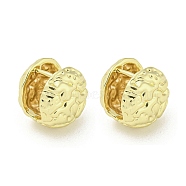 Brass Hoop Earrings, Golden, Flat Round, 15.5x15x14mm(EJEW-Q799-03A-G)