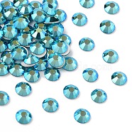 Preciosa&reg MAXIMA Crystal No Hotfix Flatback Stones, Czech Crystal, Dura Foiling, Round(438 11 615 Chaton Rose), 60230 200 Blue Zircon AB, SS12(3~3.2mm)(Y-PRC-NSS12-60230-200)