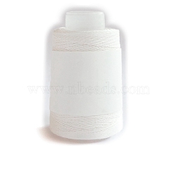 280M Size 40 100% Cotton Crochet Threads, Embroidery Thread, Mercerized Cotton Yarn for Lace Hand Knitting, White, 0.05mm(PW-WG92339-08)