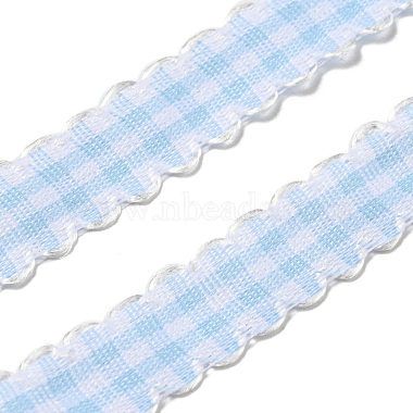 10 Yards Flat Polycotton(Polyester Cotton) Ribbon(OCOR-TAC0030-01F)-2