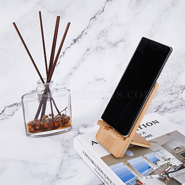 Hobbiesay porte-téléphone portable en bambou(DJEW-HY0001-01)-4
