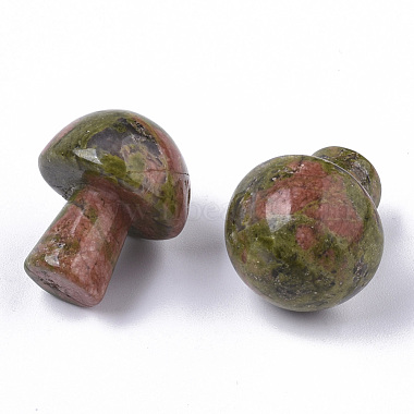 Natural Unakite GuaSha Stone(G-N0325-02L)-2