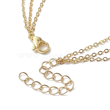 Brass 3 Layer Necklaces for Women(NJEW-JN04734-02)-5