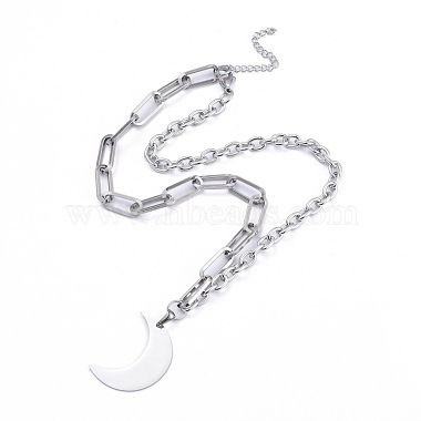 304 chaînes de trombones en acier inoxydable et ensembles de bijoux de chaîne de câble(SJEW-K153-09P)-2