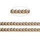Golden Brass Enamel Curb Chain(CHC-H103-07C-G)-2