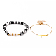 Эластичные браслеты и браслеты с поперечными звеньями(BJEW-JB05341-02)-1
