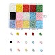 375g 15 colores cuentas de semillas de vidrio(SEED-JP0004-02-2mm)-1