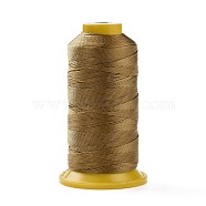 Nylon Sewing Thread, Gold, 0.6mm, about 300m/roll(NWIR-N006-01W1-0.6mm)