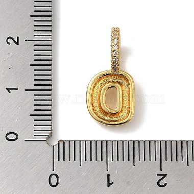 micro cuivres ouvrent pendentifs de zircons(KK-K345-13D-G)-3