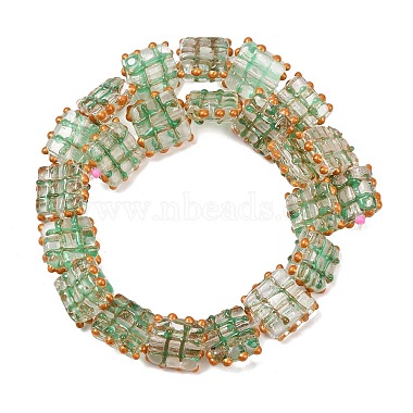 Handmade Gold Sand Lampwork Beads(LAMP-L082-01D)-4