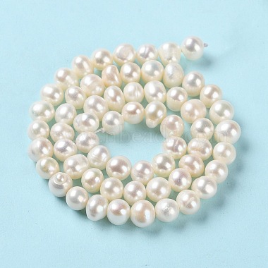 perles de nacre naturelle brins(PEAR-E018-74)-3