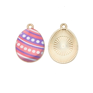 Printed Alloy Pendants(ENAM-ZX002-38L)-1