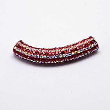 Polymer Clay Pave Rhinestone Beads(RB-D048-02)-2