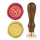 timbre de sceau de cire en bois bricolage(AJEW-WH0131-267)-1