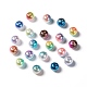 Rainbow ABS Plastic Imitation Pearl Beads(OACR-Q174-4mm-M)-1