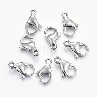 304 Stainless Steel Lobster Claw Clasps(X-STAS-F182-01P-B)-2