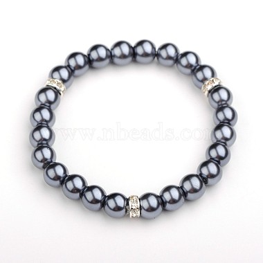 Gray Glass Bracelets