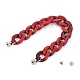 Acrylic Curb Chain for DIY Keychains(HJEW-JM00399-M)-2