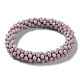 Crochet Glass Beads Braided Stretch Bracelet(BJEW-S144-002E-09)-1