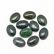 Natural Agate Cabochons, Oval, Saddle Brown, 14x10x4~5mm(G-R415-14x10-08)