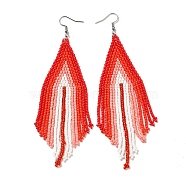 Bohemian Style Handmade Beaded Tassel Earrings for Women(JF0314-5)