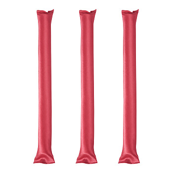 3Pcs Sponge Hair Curling Tool, Hair Rollers, FireBrick, 27.5x2.25cm