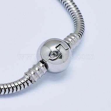 304 Stainless Steel European Style Bracelets for Jewelry Making(PPJ-F002-01B)-4