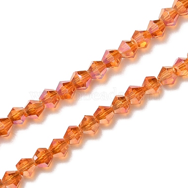 Brins de perles de verre de galvanoplastie transparentes(EGLA-YW0001-50B)-3