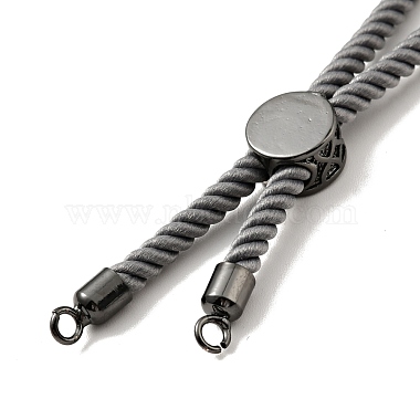 Half Finished Twisted Milan Rope Slider Bracelets(FIND-G032-01B-03)-3