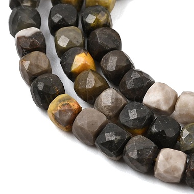 Natural Bumblebee Jasper Beads Strands(GG-CBA0C5B-A04)-4