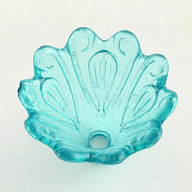 Transparent Acrylic Flower Bead Caps(X-TACR-Q004-M01)-3