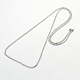 304 Stainless Steel Curb Chain Necklaces(STAS-O037-95P)-2