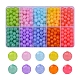 600Pcs 10 Colors Transparent Acrylic Beads(MACR-YW0001-83)-1