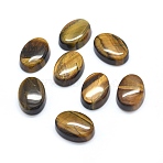 Natural Tiger Eye Cabochons, Oval, 18x13x6mm(G-O175-24C2)
